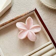 1pc Ladies' Blue Tie-Dye Floral Hair Claw Clip, Suitable For Beach Vacation Hair Accessories, Daily Use, Gift For Women Hair Clips Hair Jaw Clip Hair Clamps Hair Clutch Hair Catcher Clip, School Stuff, College Fall Winter Flower - Multicolor - View 13