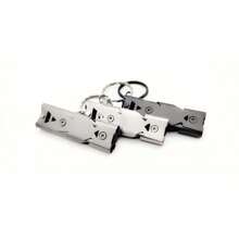 2-In-1 Stainless Steel High Frequency Earthquake Survival Whistle, High Decibel Rescue Whistle For Outdoor Emergency - Multicolor - View 9