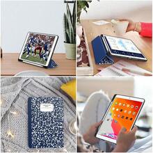 Case For IPad 9th Generation 2021/8th Gen 2020/7th Gen 2019 With Pencil Holder - Premium Shockproof Case With Soft TPU Back Cover & Auto Sleep/Wake For IPad 10.2 Inch, B-Book Navy,B-BookNavy - B-bookNavy - View 7
