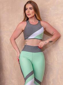 Women Sports Sets - 綠色 - 查看 9