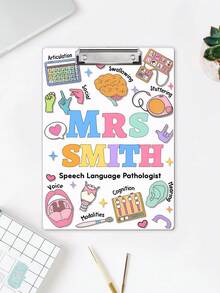 Custom Acrylic Clipboard For Teacher,Personalized Teacher Clipboard,Back To School Gift,Teacher Appreciation Gift,Clipboard Teacher Gift,Teacher Appreciation Gifts, Personalized Teacher Name Clipboard, Custom Acrylic Clipboard With Teacher Name, Elements Teacher Clipboard - Multicolor - View 8