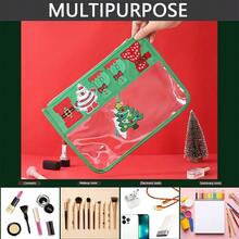 2pcs/Set Theme Happy/Love Chenille Letter Bag Flat Pouch, Multi-Purpose PVC Cosmetic Bags, Travel Makeup Bag With Zipper Women, Pouches Travel, Gym, Beach, Halloween & Travel Storage Bag,Makeup Bag,Cosmetic Bag,Vacation Organizer,Large Capacity Makeup Organizer Makeup, Lipstick, Brush, Skincare, Mobile Phone, Coin, Small Items, Home,,Vacation And Festival Halloween Multifunctional Use,Boho Vibes - Green Happy - View 5