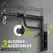 AVEDISTANTE Soporte para Costal de Boxeo, Base para Costal de Box, Ajustable en 5 Longitudes y 3 Posiciones de Altura, Soporte Saco de Arena de Boxeo con Kit Instalacion y Gancho Giro 360(default) - Multicolor - Ver 4