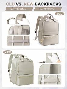 Unisex Large Capacity Travel Backpack, 14/15.6 Inch Anti-Theft Laptop Backpack, Carry-On Luggage, Waterproof College Backpack, Lightweight Backpack For Teens/Adults, Suitable For Work, Business, Hiking. Random Shipment Of New And Old Versions. - Multicolor - View 11