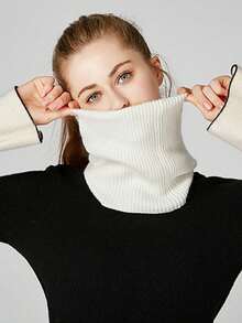 男女皆宜的秋冬季颈部遮盖物，颈托，颈部保护围巾，颈部遮盖物，垂颈巾，颈部防护