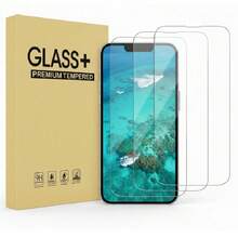 3-częściowa folia ochronna na cały ekran telefonu i obiektyw aparatu, odpowiednia do Daily Shield, Office i Home. Osłona na aparat telefonu Daily Shield Office Home, wodoodporna, odporna na wstrząsy, odporna na upadki i zarysowania. - Przezroczysty - Zobacz 30