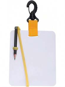 Pizarra de escritura para buceo, pizarra subacuática con clip giratorio y lápiz óptico para deportes acuáticos, buceo y natación. - 1 - Ver 2