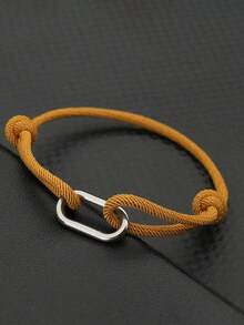 diffone Vòng tay điều chỉnh được bằng dây Milano 3mm thủ công thời trang, vòng tay hình bầu dục bằng thép không gỉ dành cho nam giới - Dây đeo cổ tay phụ kiện bằng thép không gỉ - Xem 7