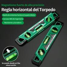 Torpedo-Type Magnetic Level, Mini Level, Micro Meter, Balance Ruler For Woodworking - Multicolor - View 6