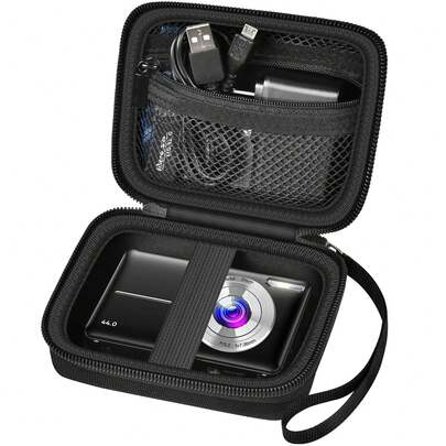 ALKOO Unisex Digital Camera Bag (Packaging Only) Compatible With CAMKORY/YISENCE/VAHOIALD/Pixpro/ PowerShot ELPH 180 190/DSCW800 DSCW830 Digital Cameras