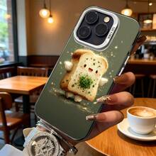 Funda de Teléfono Diseño de Tostada Verde con Perejil para Modelos de  y  Adecuada para Todas las Estaciones Opción de Regalo Ideal - Negro - Ver 6