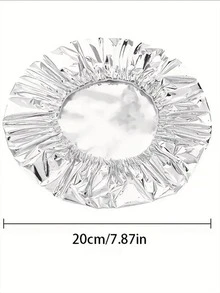 10/20/30PCS Reusable Aluminum Film Insulation Cover, Aluminum Foil Food Cover, Kitchen Preservation Insulation Film Stretch Cover, Durable Insulation For Fruits, Meals, Tableware, Insulated Food Containers, Meal Insulation, Reflective Surface, Heat-Resistant Cover