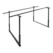 YIYIBYUS Heavy-Duty Walking Assist Bar - 440LBS Load Floor-Mounted Rehabilitation Parallel Bar - Black - View 6