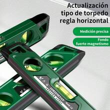 Torpedo-Type Magnetic Level, Mini Level, Micro Meter, Balance Ruler For Woodworking - Multicolor - View 4