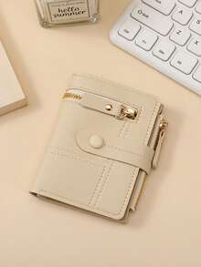 1pc Women's High-Capacity Wallet, Elegant Compact Coin Purse