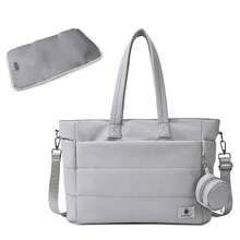 2件套手提妈妈包，轻便大容量单肩包，时尚休闲多功能孕妇包