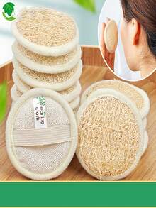 Green Loofah Towel For Cleaning Face, Silk Melon Pulp Exfoliating Loofah Makeup Remover Towel For Deep Cleaning Face Towel. - Multicolor - View 1