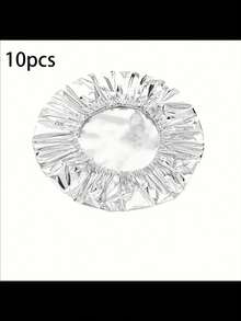 10/20/30PCS Reusable Aluminum Film Insulation Cover, Aluminum Foil Food Cover, Kitchen Preservation Insulation Film Stretch Cover, Durable Insulation For Fruits, Meals, Tableware, Insulated Food Containers, Meal Insulation, Reflective Surface, Heat-Resistant Cover