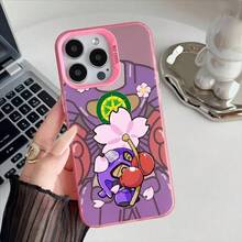Funda de teléfono de anime B-Robo K-Kabutack para 17 16 15 14 13 12 11 Pro Max con botón de metal independiente y galvanoplastia móvil - z2 - Ver 12