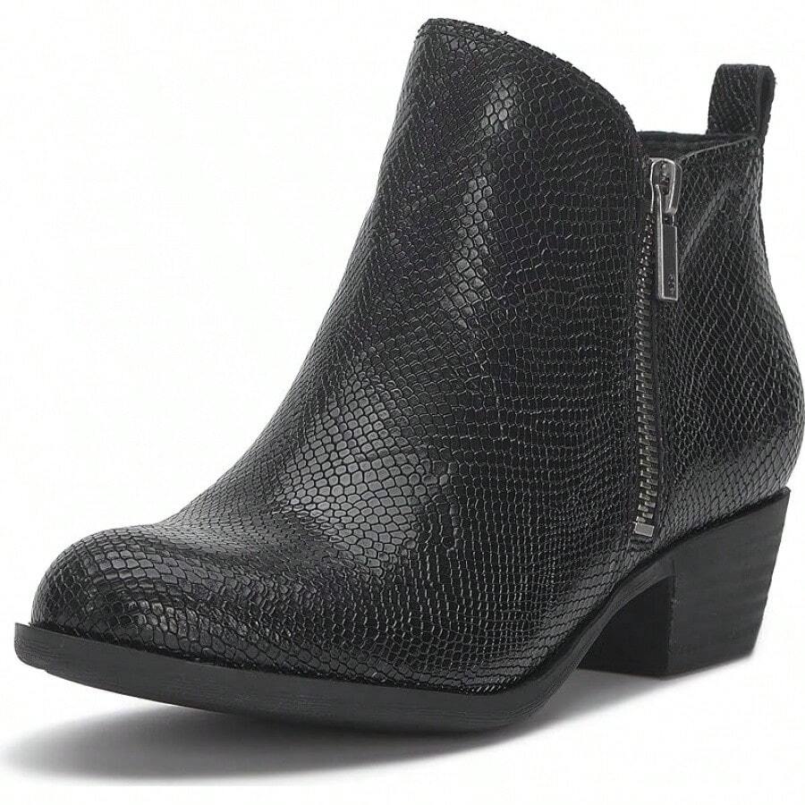 Women's Basel Ankle Bootie - Fashionable Footwear - 黑色 - 查看 1