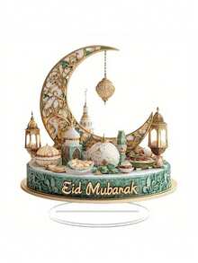 A Home Decoration For Eid Al-Fitr, A Bright Lamp, A Star, Suitable For Decoration In The Living Room, Kitchen And Bedroom, As An Appropriate Gift For Eid Al-Fitr And Eid Al-Fitr - Multicolor - View 6