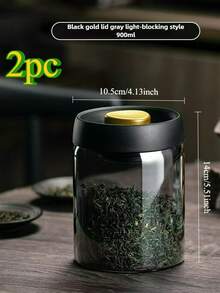 4/2/1个真空密封罐，咖啡豆储存瓶，厨房食品、谷物、茶叶，玻璃罐，密封容器，厨房配件，保鲜罐，厨房用品，玻璃储物容器，咖啡豆真空密封玻璃罐，压力泵储物罐，防潮储物罐，防潮真空压榨玻璃罐，适用于咖啡豆、坚果，厨房收纳整理，送给妈妈的礼物，母亲节礼物，送给朋友的礼物，节日礼物 - 彩色 - 查看 34