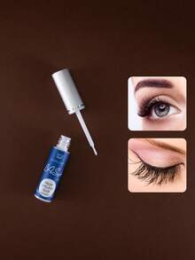1 Piece Of Transparent False Eyelash Glue 6ml, Super Strong, Long-Lasting, Wear-Resistant, Strip-Shaped Eyelash Glue, Quick-Drying, Waterproof, Non-Irritating, Latex-Free, Suitable For Strip-Shaped False Eyelashes And Lash Clusters, Suitable For Sensitive Eyes, DIY False Eyelash Supplies - White - View 6