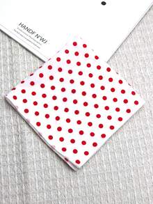 1pc Polka Dot Men's Suit Pocket Square Handkerchief, Suitable For Business, Party, And Gift