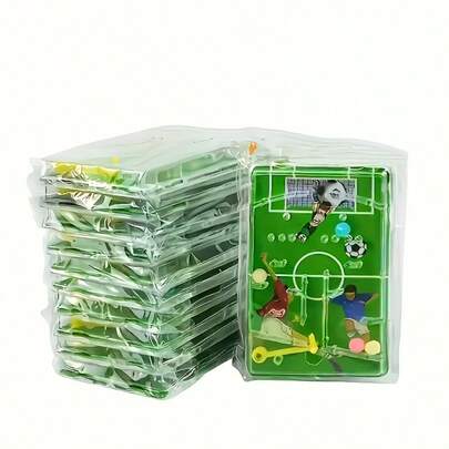 Portable Mini Football Pinball Machine Game - & S Soccer-Themed Arcade Toy With Shooting, Bead Maze & Goal - Green & White Tabletop Party Game For Parties, Travel, Gifts (No /Easy Assembly)