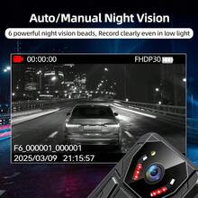 4K Body Camera Wearable 128GB Pocket Video Camera With 12H Battery IP68 Night Vision Body Cam For  Patrol Personal Security Travel Sports - Black - View 3