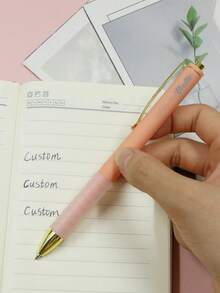 Custom Gel Pens With Name, Five-Pointed Star Pen, Personalized Teacher Pens, Customized Ballpoint Pen, Customizable Gifts, , Anniversary, Graduation Gifts, Gifts, Birthday Gifts, Daily, Student, School, Friend, Boy, Girl, Home, Office - Style a - View 3