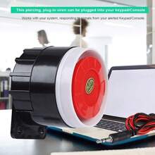 EstiloTendenciaDC 12V Alarma Cableada, Sirena De Bocina Ruidosa De Alarma De  Para El Hogar, Bocina Alarma Zumbador (120DB)Calidad PremiumVersióN Mejorada