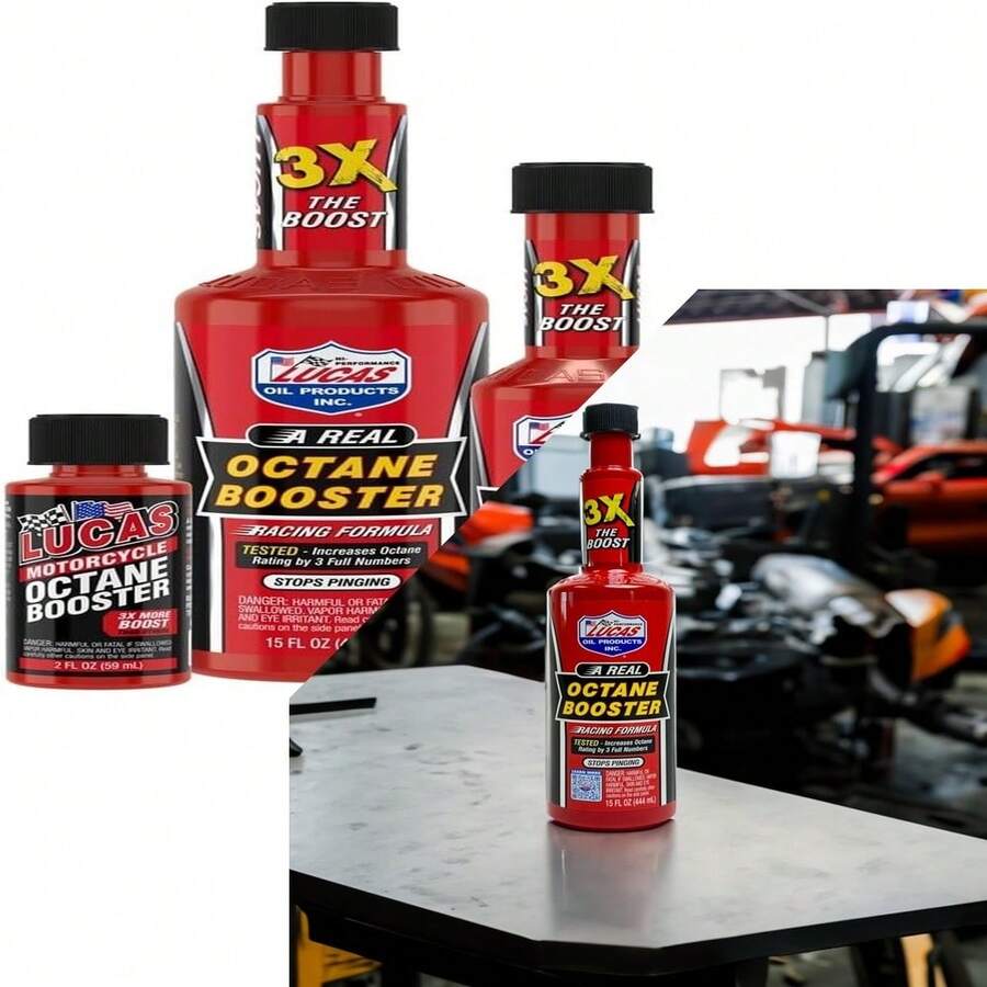 Lucas Oil 10026 15-Ounce Octane Booster, Painted Exterior - 彩色 - 查看 1