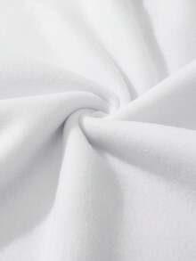 Moletom Masculino Casual de Rua com Estampa Gráfica de Slogan em Inglês LA, Gola Careca