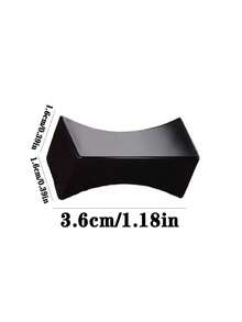 2 piezas Descansador de palillos de plástico negro sólido - Organizadores de vajilla elegantes y prácticos para el comedor, la cocina y talla grande, regalo de Navidad y esencial para volver a la escuela - Multicolor - Ver 3