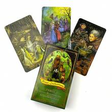 Forest Of Enchantment Tarot:Once You Step Into The Enchanted Wood, Your Life―And Your Spirit―Will Never Be The Same(With Pdf-Guide) - Green - View 2