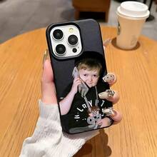 Funda para Teléfono de Hasbulla, la Nueva  de Halloween, Ideal para for  17,16, 15, 14, 13, 12, 11 Pro Max Plus. Antigolpes, Suave, Perfecta para Parejas. Diseño Mate Elegante, Protección Lujosa y Minimalista, Duradera y Totalmente Cubierta contra Caídas y Golpes. Fundas para Teléfono, Carcasa - Negro - Ver 5
