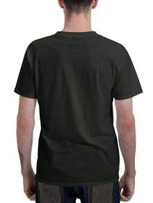 Nosferatu Horror Movie T-Shirt - Casual Black Relaxed Fit T-Shirt With Cute Reptile Design, All-Season Comfort And Hand Wash Care, Everyday Wear T-Shirt, Fun Graphic Tee - 黑色 - 查看 4
