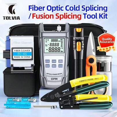 Kit Ferramenta Fibra Optica Ftth 10 Caneta 10km Tesoura C/nf