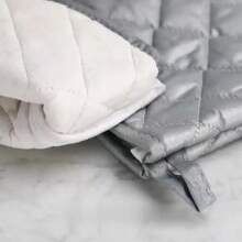 Heat Resistant Gloves Kitchen Cooking Baking Microwave Oven Mitts - Grey - View 7