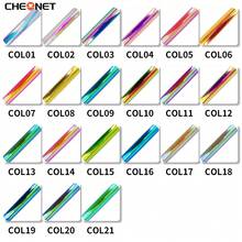 CHEONET Premium Holographic Vinyl Roll - Self-Adhesive Permanent Sticker, Suitable For DIY Crafts And Decorations, All-Weather Fade Resistant, Ideal For Glass Surfaces