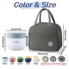 1pc Breakfast Cup, Oatmeal Cup With Spoon, Sealed Oatmeal Container, Portable Breakfast Container, Reusable Breakfast Cup, Suitable For Fruit, Pudding, Yogurt, Salad, Yogurt, Cereal, Milk, Soup, Etc., Ideal For Home, School, Office, Travel And Outdoor Picnic