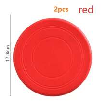 1pc/2pcs/3pcs/5pcs Soft Non-Slip Dog Flying Disc Silicone Game Frisbeed Anti-Chew Dog Toy Pet Puppy Training Interactive Funny Dog Supplies Random Color - Multicolor - View 14