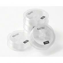 KONMAY - Alambre de pesca transparente, línea de pesca de nailon monofilamento, hilo invisible para colgar adornos, decoraciones, manualidades, arco de globos, abalorio y joyería - Conjunto - Ver 4