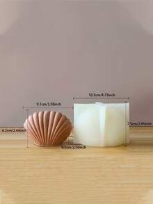 Moule à bougie en silicone 3D en forme de coquillage et de corail - Textures de conque/coquille Saint-Jacques, silicone flexible et facile pour les débutants | Résistant à la chaleur, réutilisable et facile à démouler | Convient pour la fabrication de bougies d'aromathérapie, l'artisanat de savon, le moulage de résine | Parfait pour les passionnés d'artisanat, la décoration intérieure, la Saint-Valentin et les cadeaux de fête - Blanc - Voir 8