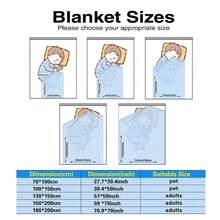 A Flannel Luminous Blanket With Cosmic Elements, A Children's Cover Blanket. It Uses High-Quality Flannel Fabric, Which Is Soft And Skin-Friendly, And Is More Suitable For Children To Use, As If They Are In The Vast Universe, And The Romance Of The Night Begins From This Moment. - Multicolor - View 10