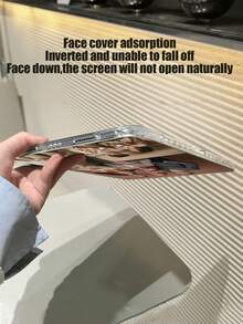 1pc Customizable Foldable IPad Protective Case, DIY Custom Family/Friend/Couple Photo, 11 Inch, Compatible With IPad Air 4/5 10.9 Inch, IPad 7/8/9 10.2 Inch, S6 10.4 Inch, Tab A7 Lite 8.7 Inch Tablets, Ins Style Cover, Back To School Gift, Valentine's Day, New Year, Wedding