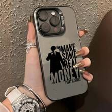a la UE (DE y ES) Funda protectora para iPhone 17 S22-S26 Diseño de patrón popular y elegante Funda de teléfono adecuada para iPhone 16 15 14 13 12 11 Plus Pro Max - Diseño de moda creativo, adecuada para hombres y mujeres, regalo para amigos, familia, novio, novia, regalo de vacaciones, protección completa anti-caídas, accesorios de teléfono (6) - Plateado - Ver 7
