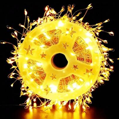 USB Powered Firecracker Lights String, Fairy Tale Lights, 8 Flashing Modes, LED Firecracker Lights String, Suitable For Garden, Lawn And Outdoor Holiday Decoration, Ideal For DIY Wreaths, Home Weddings And Indoor Christmas Decoration