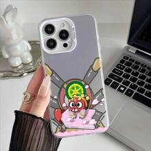 Funda de teléfono de anime B-Robo K-Kabutack para 17 16 15 14 13 12 11 Pro Max con botón de metal independiente y galvanoplastia móvil - z2 - Ver 2